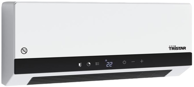 Aquecedor de Parede Cerâmico 2000W (Branco) - TRISTAR