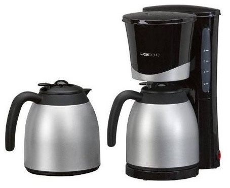 Máquina de Café de Filtro 870W (Preto/Inox) - CLATRONIC