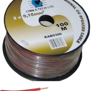 Bobine Cabo de Coluna (COBRE-QUALIDADE) 2x 0,16mm (100 mts)