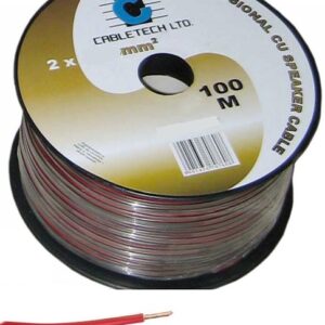 Bobine Cabo de Coluna (COBRE-QUALIDADE) 2x 0,20mm (100 mts) - Cabletech