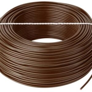 Bobine Fio El?ctrico Multifilar 0,5mm? H05V-K Castanho (100 mts)