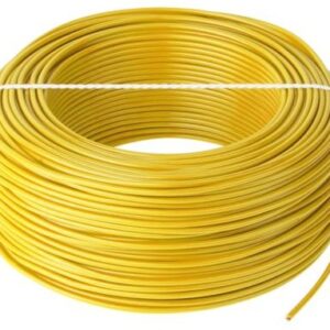 Bobine Fio Eléctrico Multifilar 0,5mm² H05V-K Amarelo (100 mts)