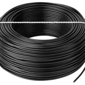 Bobine Fio El?ctrico Multifilar 0,75mm? H05V-K Preto (100 mts)