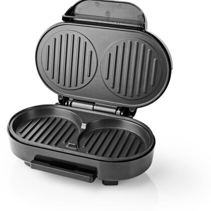 Grelhador de Hamburgueres 1000W (2 Grelhas) - NEDIS