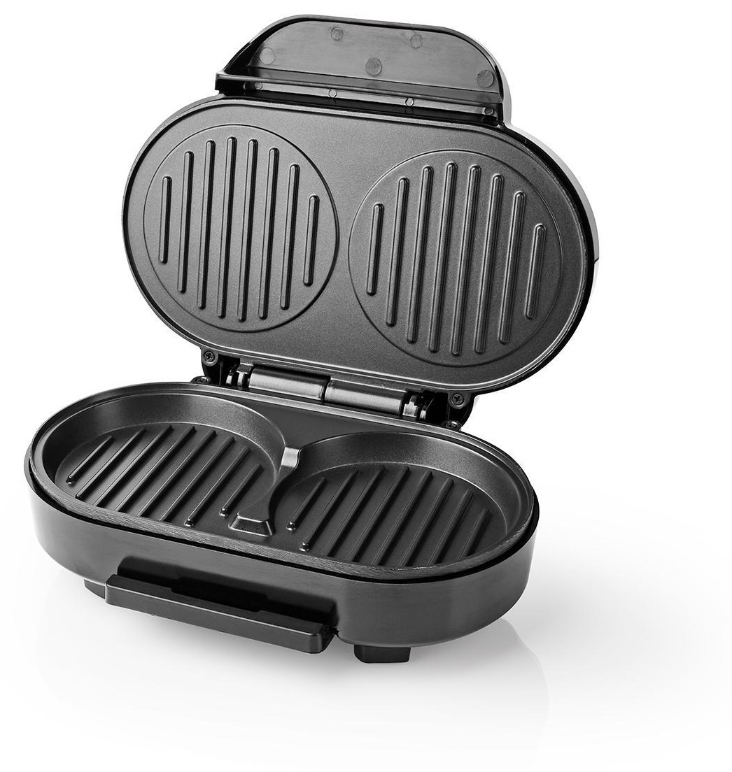 Grelhador de Hamburgueres 1000W (2 Grelhas) - NEDIS