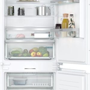 Frigorífico Combinado de Encastre iQ500 KB96NADD0 382L No Frost (Branco) - SIEMENS