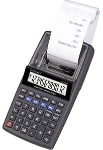 Calculadora c/ Impressao de Papel 12 Digitos (Preto) - Q-CONNECT