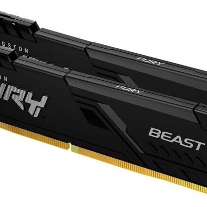 Memória RAM Fury Beast 32GB (2x16GB) DDR4-3200 MHz CL16 (Preto) - KINGSTON