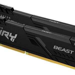 Memória RAM Fury Beast 16GB (2x8GB) DDR4-3200MHz CL16 (Preto) - KINGSTON