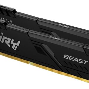 Mem?ria RAM Fury Beast 16GB (2x8GB) DDR4-3600MHz CL17 (Preto) - KINGSTON