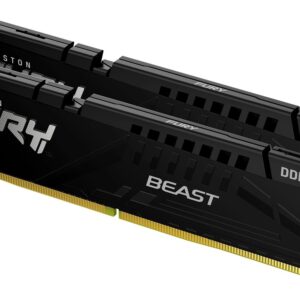 Memória RAM Fury Beast 32GB (2x16GB) DDR5-5200MHz CL40 (Preta) - KINGSTON