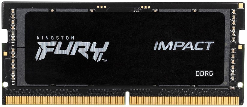 Memória RAM Fury Impact 8GB (1x8GB) SO-DIMM DDR5-4800MHz CL38 - KINGSTON