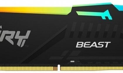 Memória RAM FURY Beast RGB 32GB (1x32GB) DDR5 6000MT/s CL36 - KINGSTON