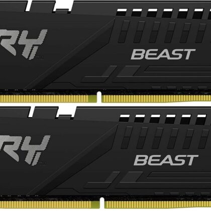 Memória RAM DIMM Fury Beast 16GB (2x8GB) DDR5-6000MHz (AMD Expo/Intel XMP) CL36 - KINGSTON