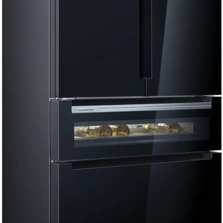 Frigorífico Americano KF96RSBEA Porta Francesa 572L No Frost (Preto) - SIEMENS