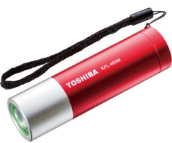 Mini Lanterna Alumínio KFL-404M (Vermelho) - TOSHIBA