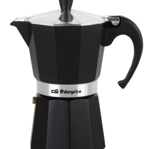 Cafeteira de Alum?nio (9 Ch?venas) Preto - ORBEGOZO