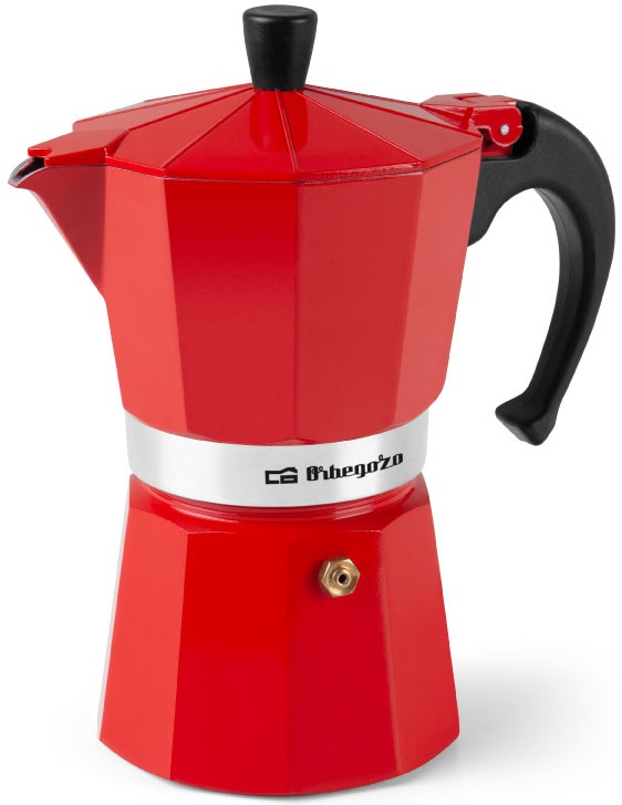 Cafeteira de Alumínio (6 Chávenas) - ORBEGOZO