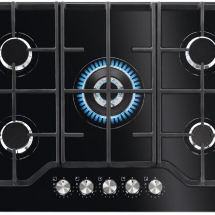 Placa a Gás Serie 600 KGG75362K 5 Zonas Butano/Propano (Preto) - ELECTROLUX