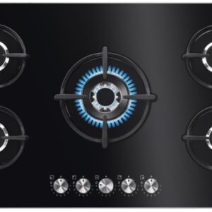 Placa a Gás Serie 600 KGG95372K 5 Zonas Butano/Propano (Preto) - ELECTROLUX