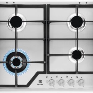 Placa a Gás Série 600 Slim KGS6436SX 4 Zonas (Inox) - ELECTROLUX