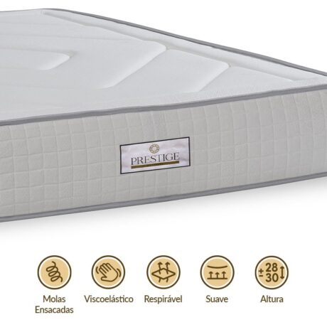 Colchão Viscoelástico King Pocket (200 x 180cm) - PRESTIGE