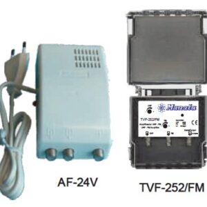 Kit Amplificador TVF-252/FM + Alimentador AF-24V - MANATA