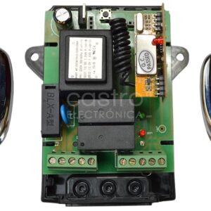 Kit Receptor Multi-Códigos 220V (Quadro Dupla Função) c/ 2 Comandos