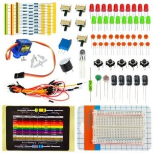 Kit Educacional Iniciação Básico c/ 21 Componentes Compativeis com Arduino/Funduino