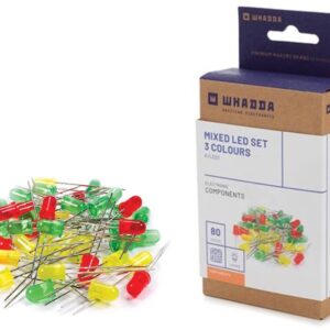 Kit 80 LEDs Diversos (3 e 5 mm) - WHADDA