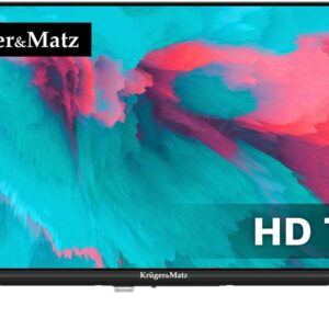 TV D-LED 24 HD c/ Sintonizador DVB-T2/T/C H.265 HEVC (12/220V) - Kruger&Matz