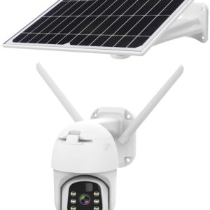 C?mara Vigil?ncia Exterior IP 1080p 4G Connect C100 TUYA c/ Painel Solar - Kr?ger&Matz