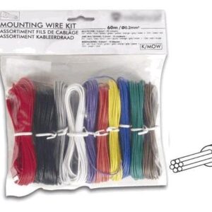 Kit de Fios Multifilares 10 Cores (60 mts) p/ Montagens - VELLEMAN