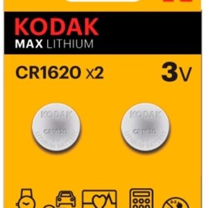 Blister 2x Pilhas Lithium 3V CR1620 - KODAK