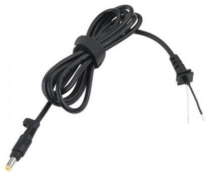 Ficha DC 4,8/1,7mm (9,5V/2,5A) com Cabo 1,5 mts