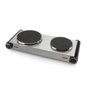 Placa Elétrica 2 Discos 15.5cm / 18.5cm 2500W (Inox) - TRISTAR
