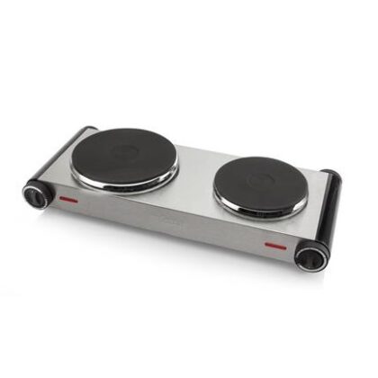 Placa Elétrica 2 Discos 15.5cm / 18.5cm 2500W (Inox) - TRISTAR