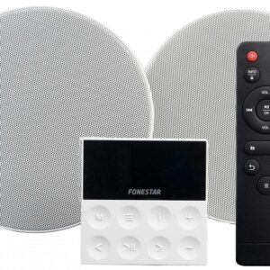 Sistema de Som Amplificado Bluetooth/USB/FM c/ 2 Colunas - FONESTAR