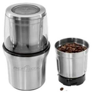 Moinho de Café Elétrico / Picador 200W 85g (Inox) - PROFICOOK