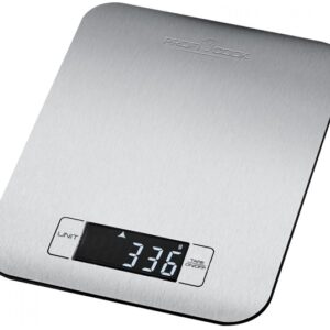 Balança de Cozinha Digital Inox (até 5Kg / 1g) – ProfiCook