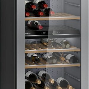 Garrafeira 199 Garrafas iQ500 KW36KATGA (Preto/Cinzento) - SIEMENS