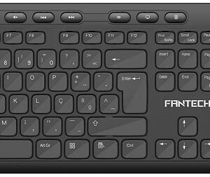 Pack Teclado s/ Fios PT + Rato Confort KW806 (Preto) - FANTECH