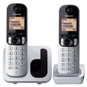 Pack 2x Telefones s/ Fios Duo KX-TGC212SPS (Preto/Cinza) - PANASONIC