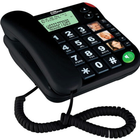 Telefone Fixo KXT480 (Preto) - MAXCOM