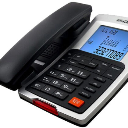 Telefone Fixo KXT709 (Cinzento) - MAXCOM