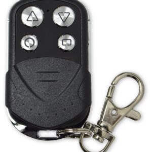 Comando Garagem 433,92MHz (Cod. Fixos, Binários e Trinários) - Preto