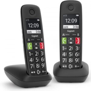 Telefone E290 Duo (Preto) - GIGASET