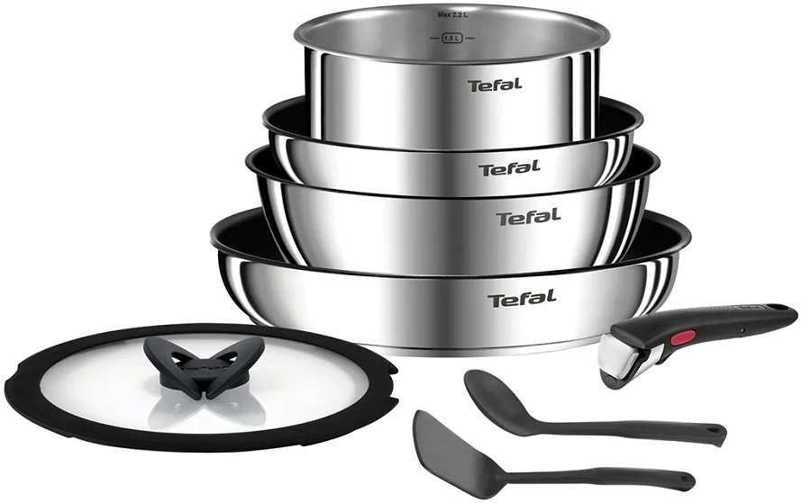 Conjunto 8 Peças Ingenio Emotion (Inox) - TEFAL