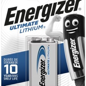 Pilha Lithium Ultimate E-Block 6LR61 9V - ENERGIZER