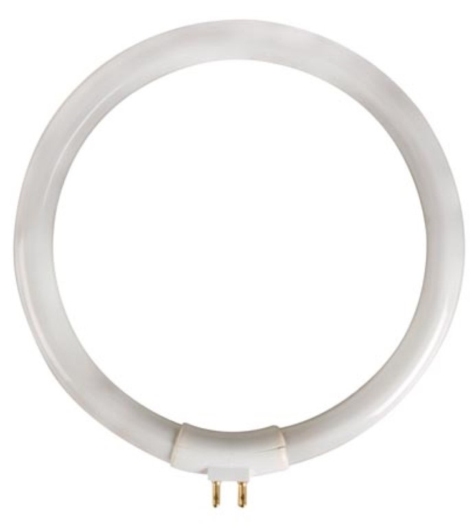 Lampada Fluorescente Circular T4 220V 12W p/ Candeeiros Lupa